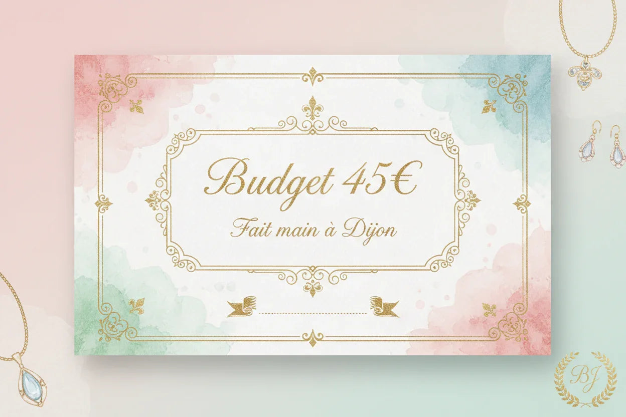 Sous forme de carte écrire budget 45 € fait main a dijon