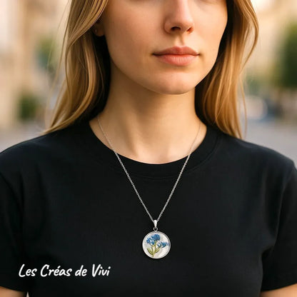 Collier Branche  personnalisé – Cheveux & Lait Maternel | Bijou Souvenir  Un bijou unique, chargé d’émotion et de symbolique.