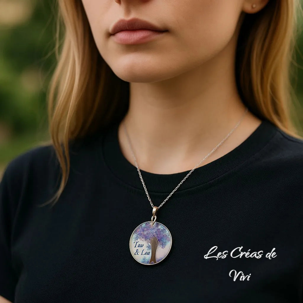 Collier Arbre de Vie personnalisé – Cheveux & Lait Maternel | Bijou Souvenir  Un bijou unique, chargé d’émotion et de symbolique.