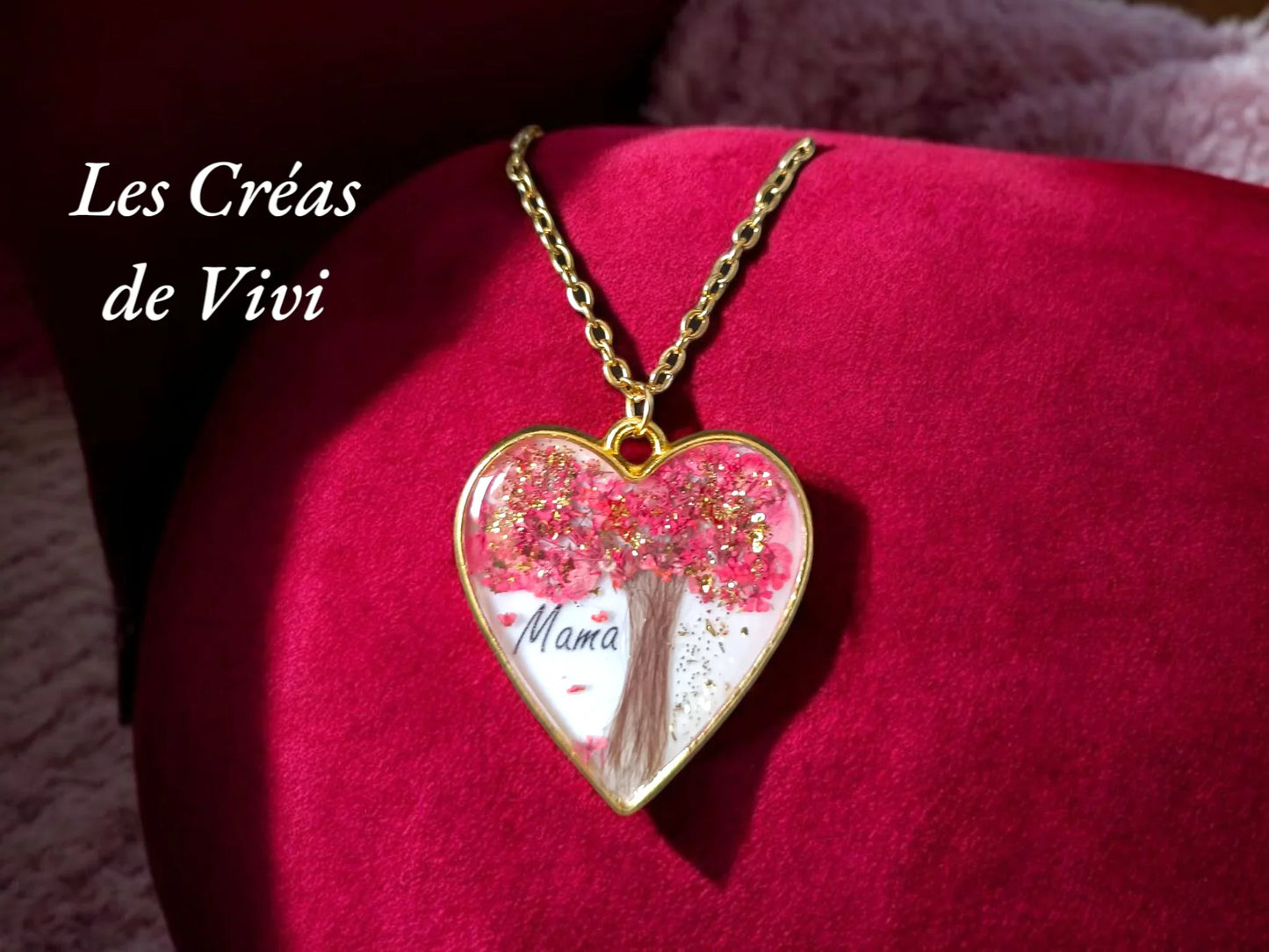Collier Arbre de Vie Personnalisé – Bijou Souvenir Cheveux & Lait Maternel
