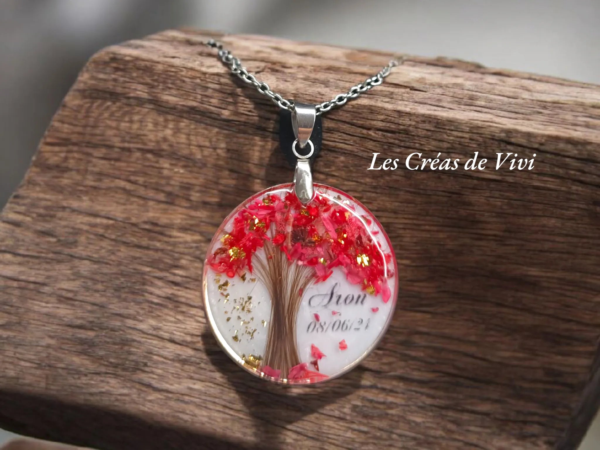 Collier Arbre de Vie personnalisé – Cheveux & Lait Maternel | Bijou Souvenir  Un bijou unique, chargé d’émotion et de symbolique.