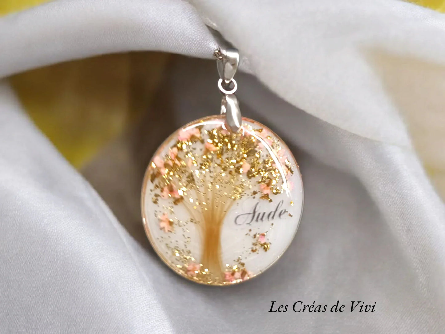 Collier Arbre de Vie Personnalisé – Bijou Souvenir Cheveux & Lait Maternel