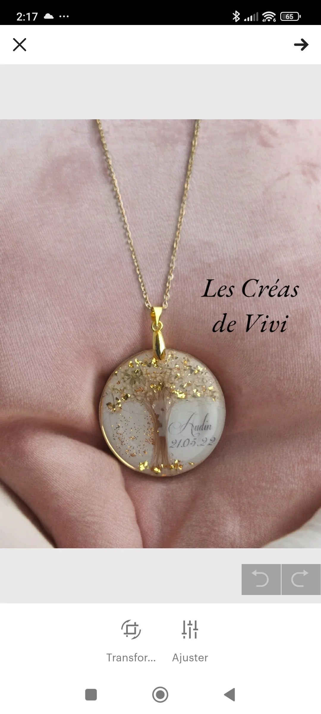 Collier Arbre de Vie Personnalisé – Bijou Souvenir Cheveux & Lait Maternel