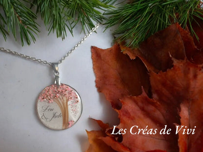 Collier Arbre de Vie Personnalisé – Bijou Souvenir Cheveux & Lait Maternel
