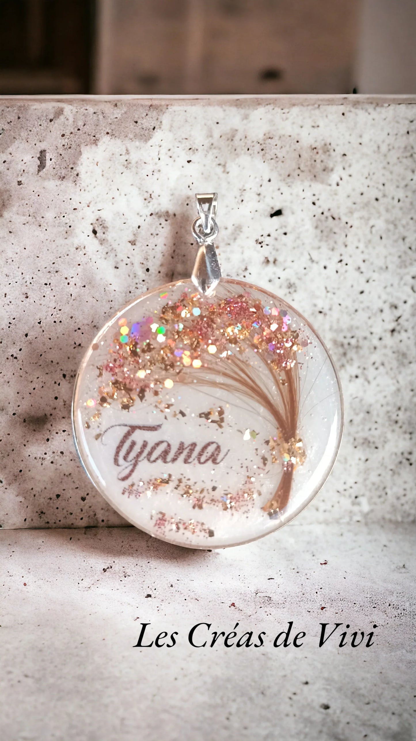 Collier Arbre de Vie Personnalisé – Bijou Souvenir Cheveux & Lait Maternel