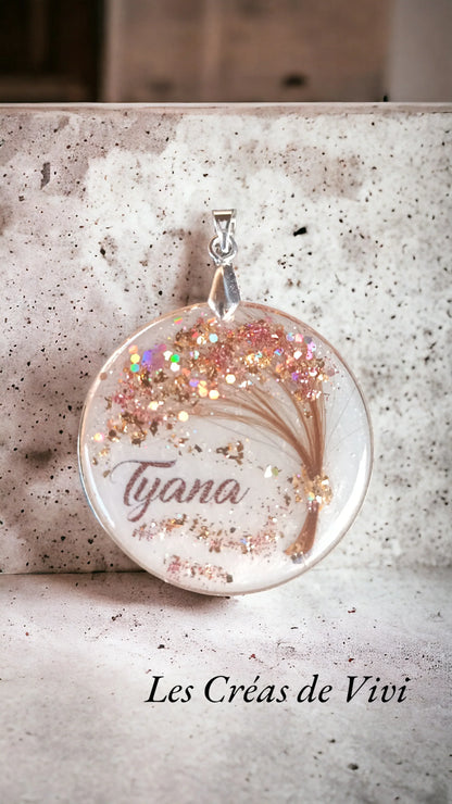 Collier Arbre de Vie Personnalisé – Bijou Souvenir Cheveux & Lait Maternel