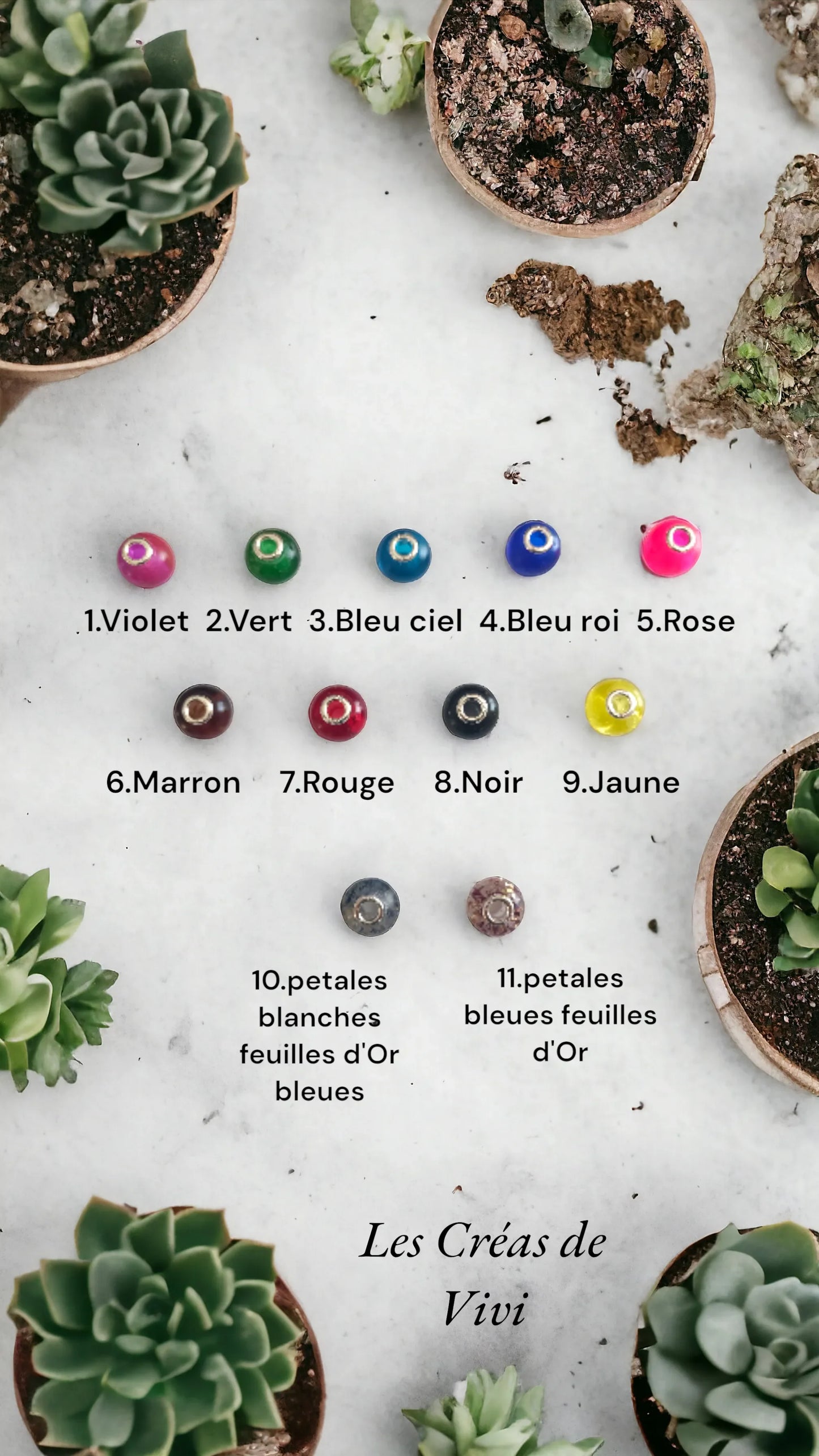 Bracelet en cuir avec perle en résine personnalisée – Mèche de cheveux intégrée
