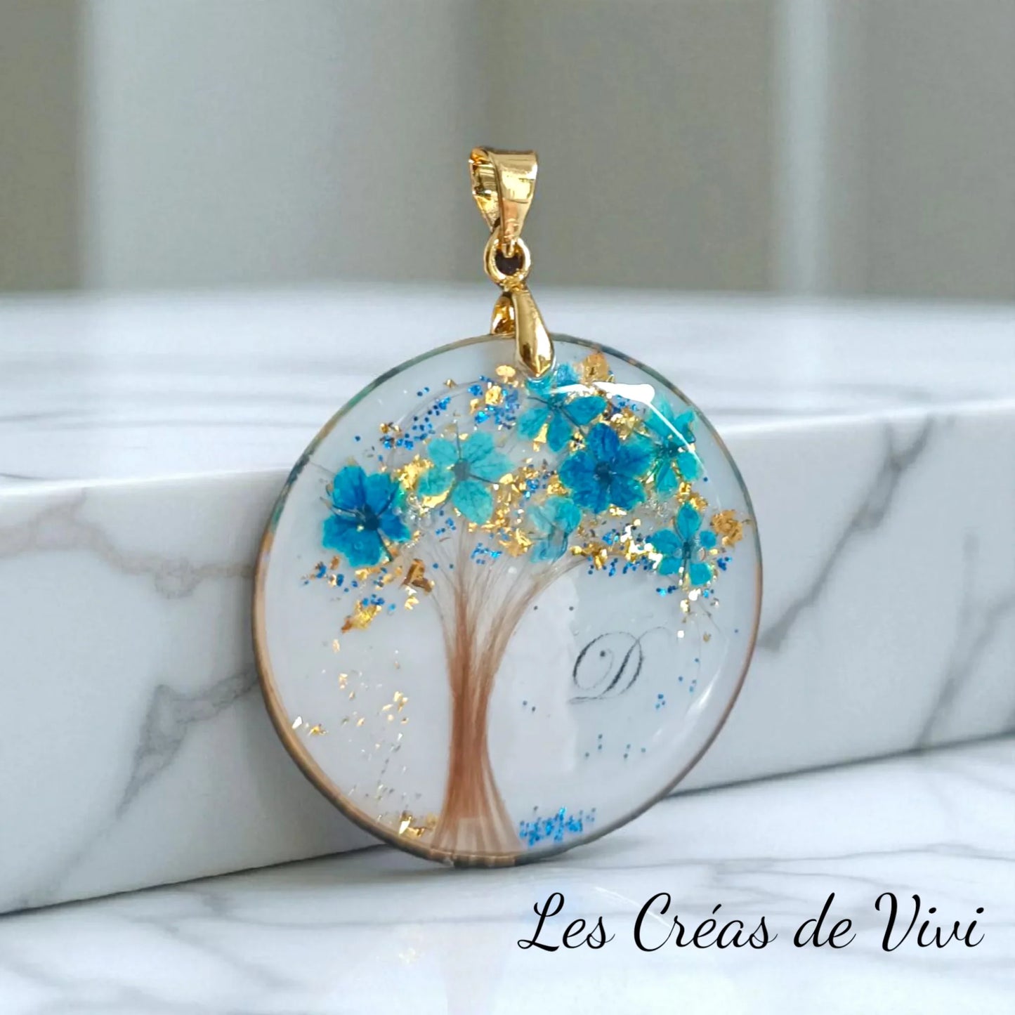 Collier Arbre de Vie Personnalisé – Bijou Souvenir Cheveux & Lait Maternel