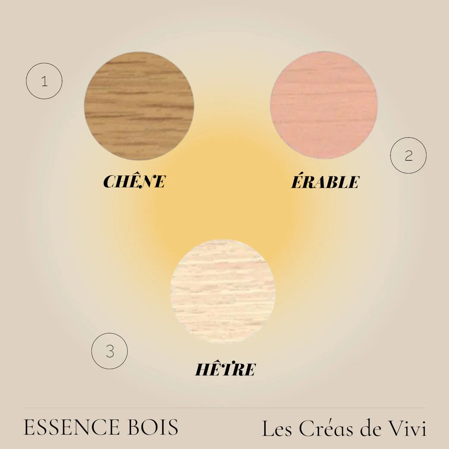 Pendentif personnalisé en acier inoxydable doré ou argenté - Aiguilles en mèche de cheveux et fond bois (3 coloris)