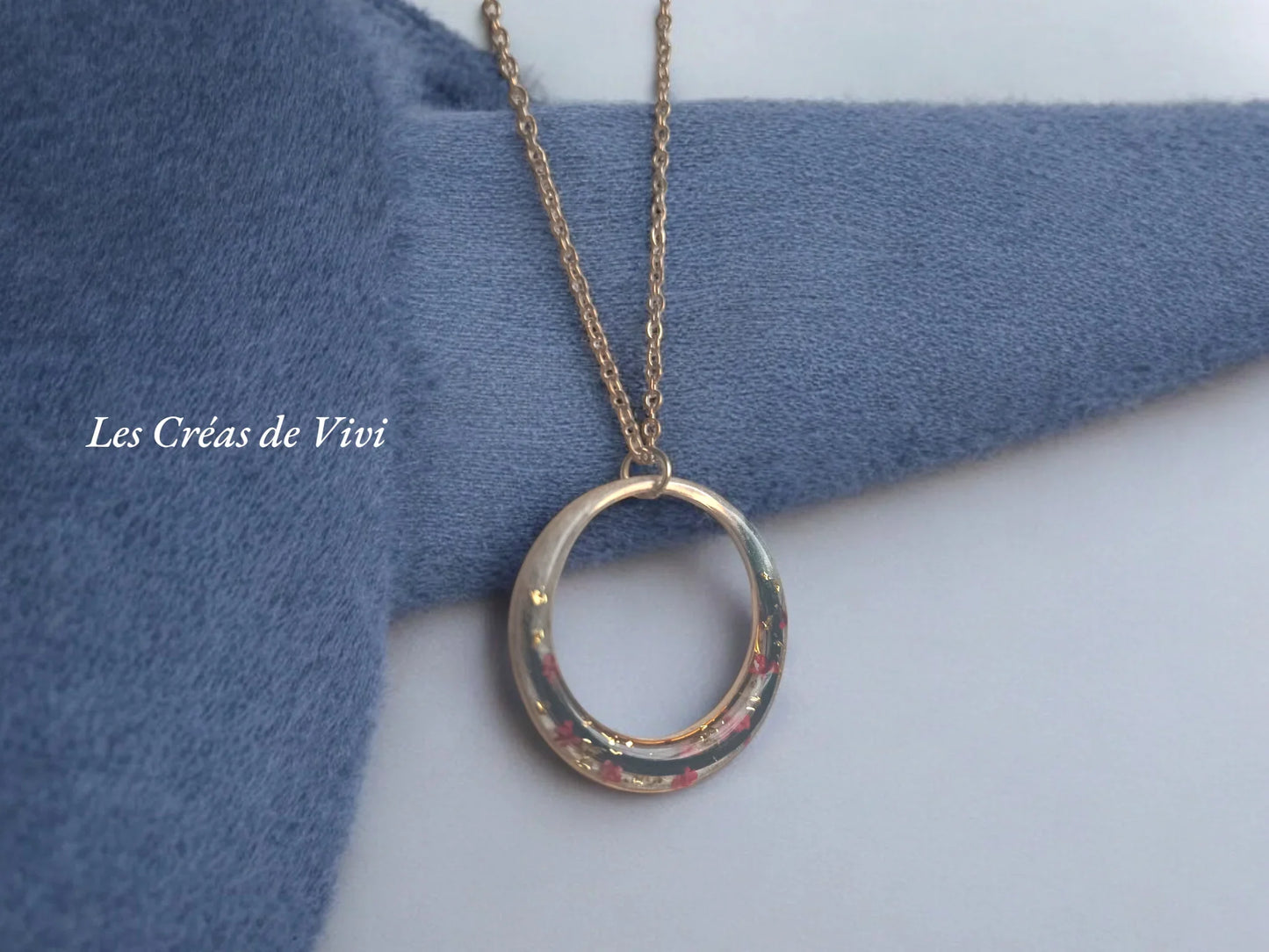 Pendentif personnalisé avec mèche de cheveux | Les Créas de Vivi