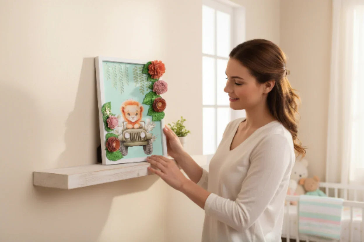 Cadre Musical Lionceau (Pièce Unique)