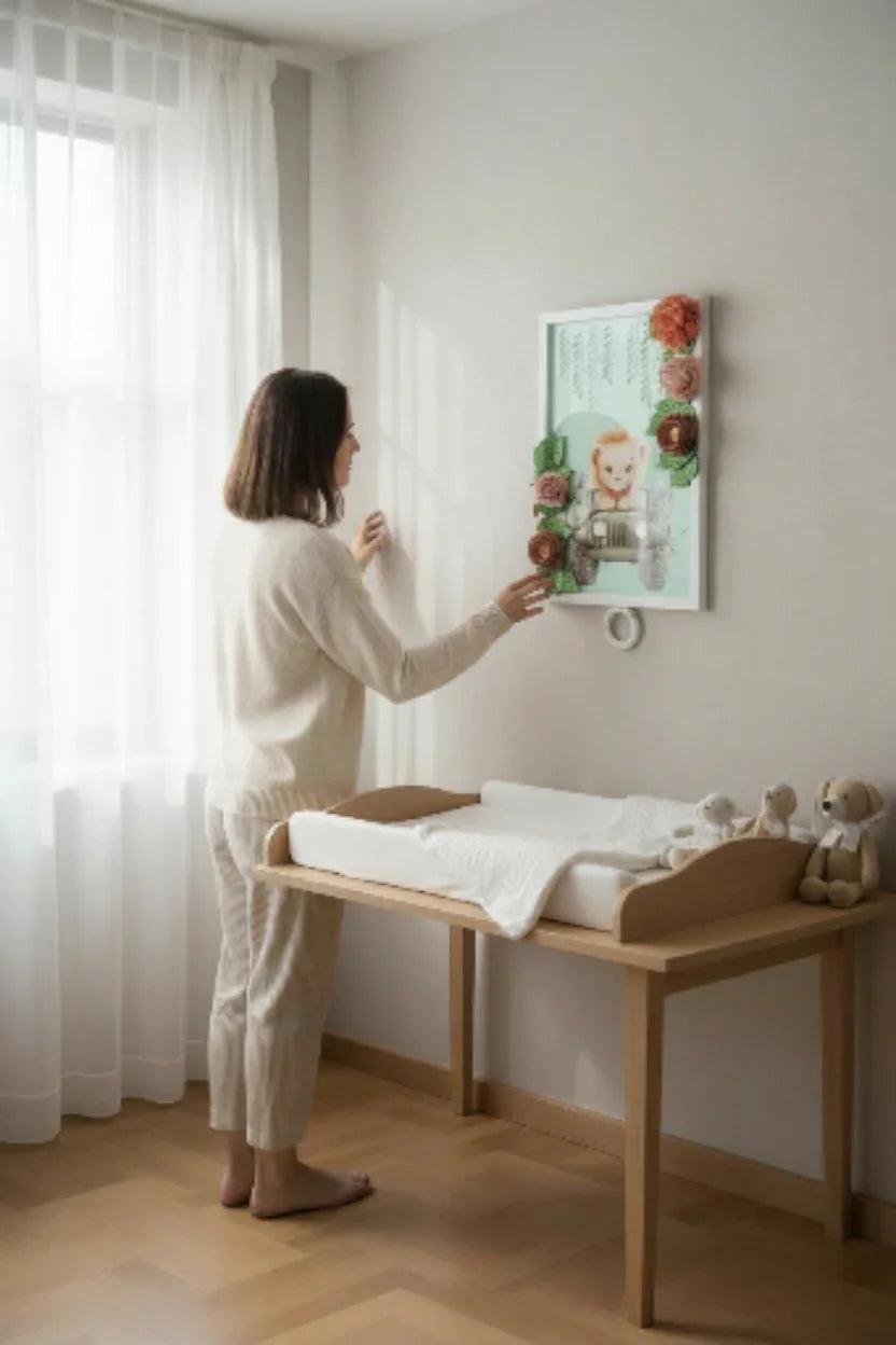 Cadre Musical Lionceau (Pièce Unique)