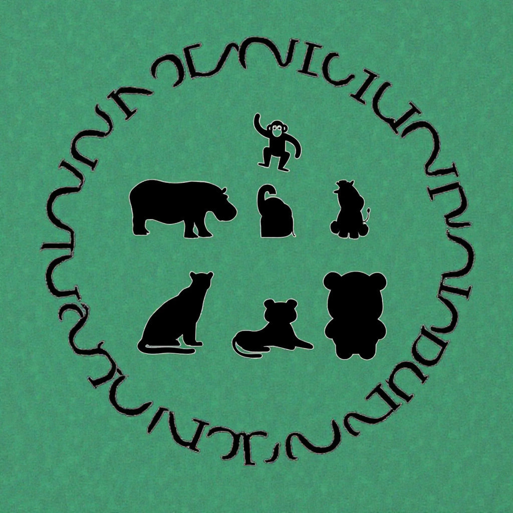 Plaque Lettre Enfant Personnalisée – Animal Jungle au Choix – Prénom en Vinyle Doré – Décoration Chambre Bébé – 19×19 cm