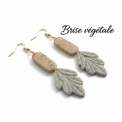 Collection “Poésie Minérale” – boucles d’oreilles artisanales
