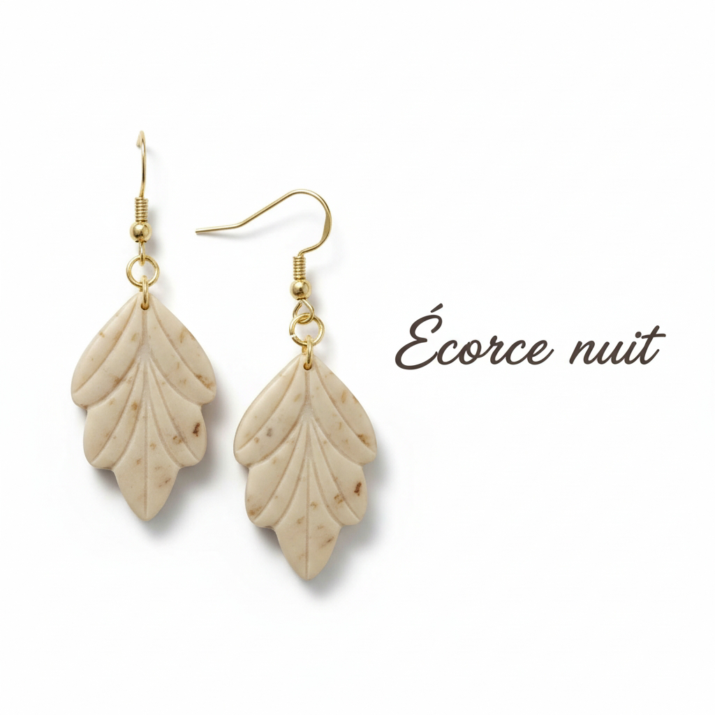 Collection “Poésie Minérale” – boucles d’oreilles artisanales
