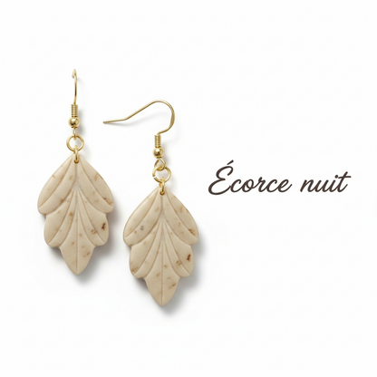 Collection “Poésie Minérale” – boucles d’oreilles artisanales