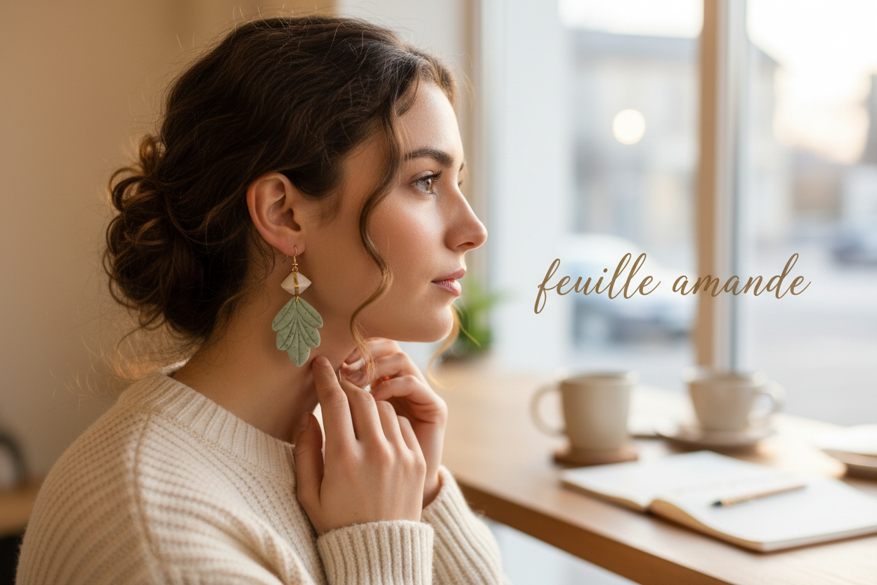 Collection “Poésie Minérale” – boucles d’oreilles artisanales