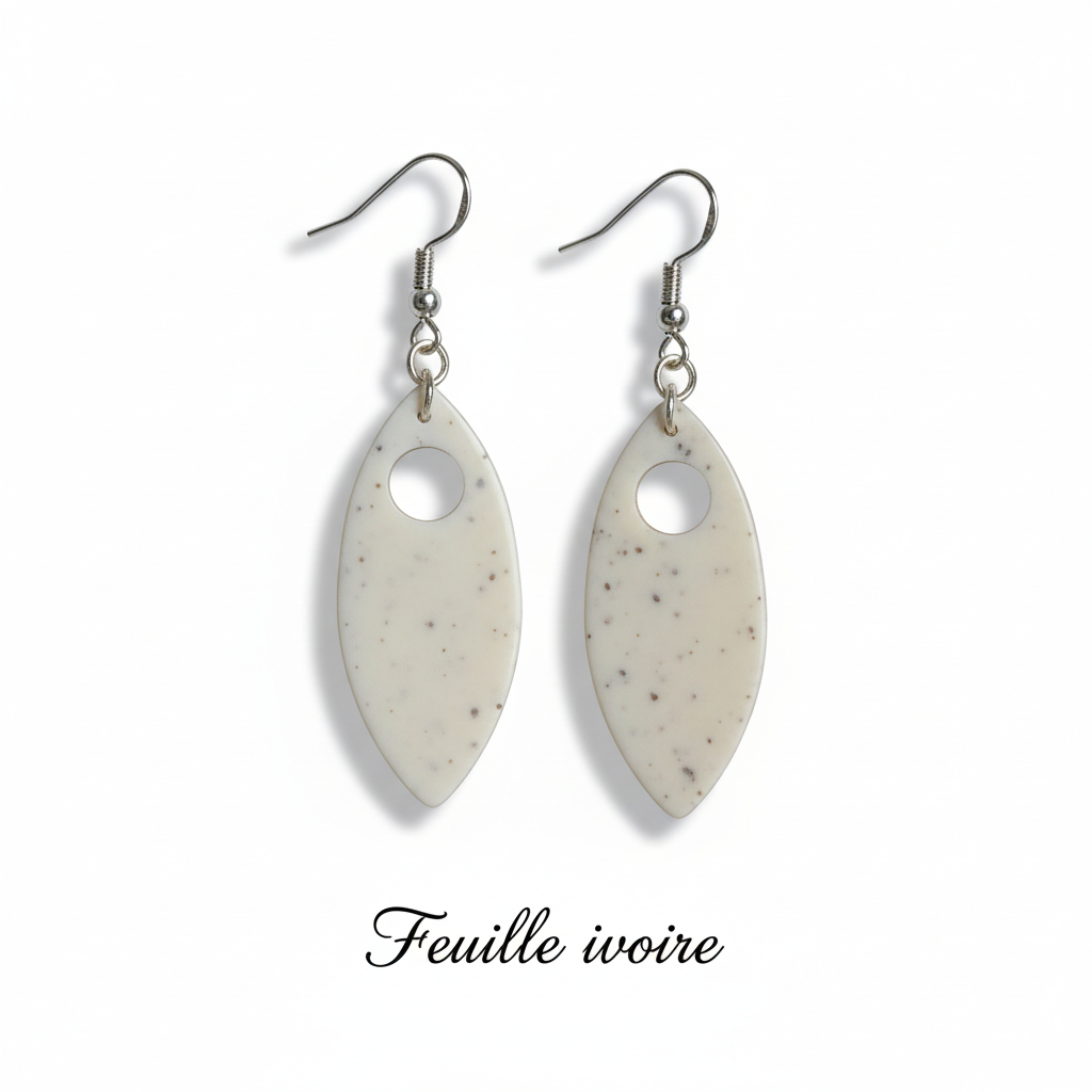 Collection “Poésie Minérale” – boucles d’oreilles artisanales