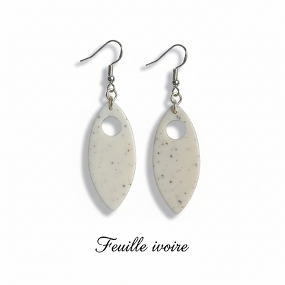 Collection “Poésie Minérale” – boucles d’oreilles artisanales
