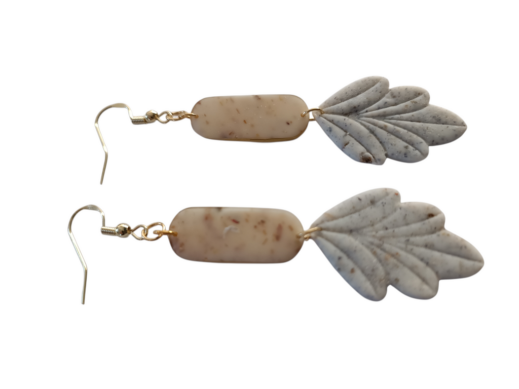 Collection “Poésie Minérale” – boucles d’oreilles artisanales