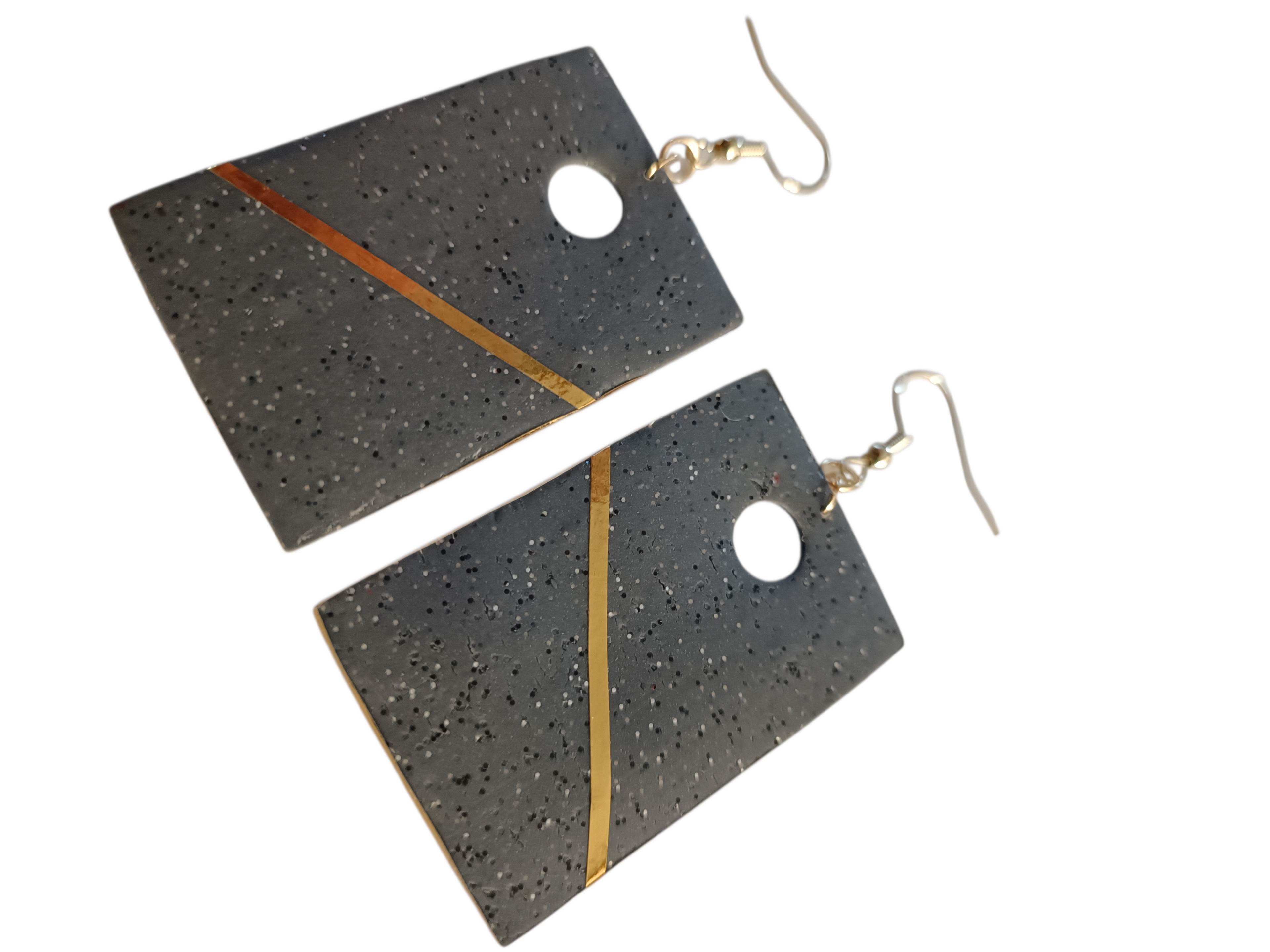 Collection “Poésie Minérale” – boucles d’oreilles artisanales