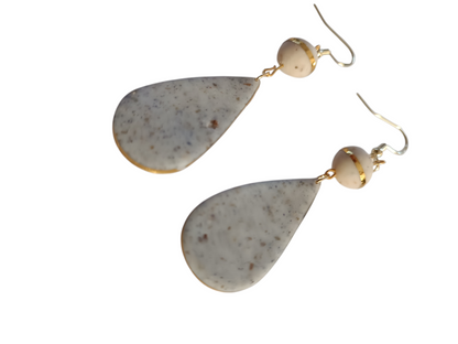 Collection “Poésie Minérale” – boucles d’oreilles artisanales