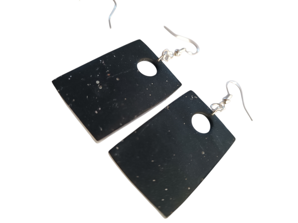 Collection “Poésie Minérale” – boucles d’oreilles artisanales