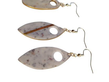 Collection “Poésie Minérale” – boucles d’oreilles artisanales