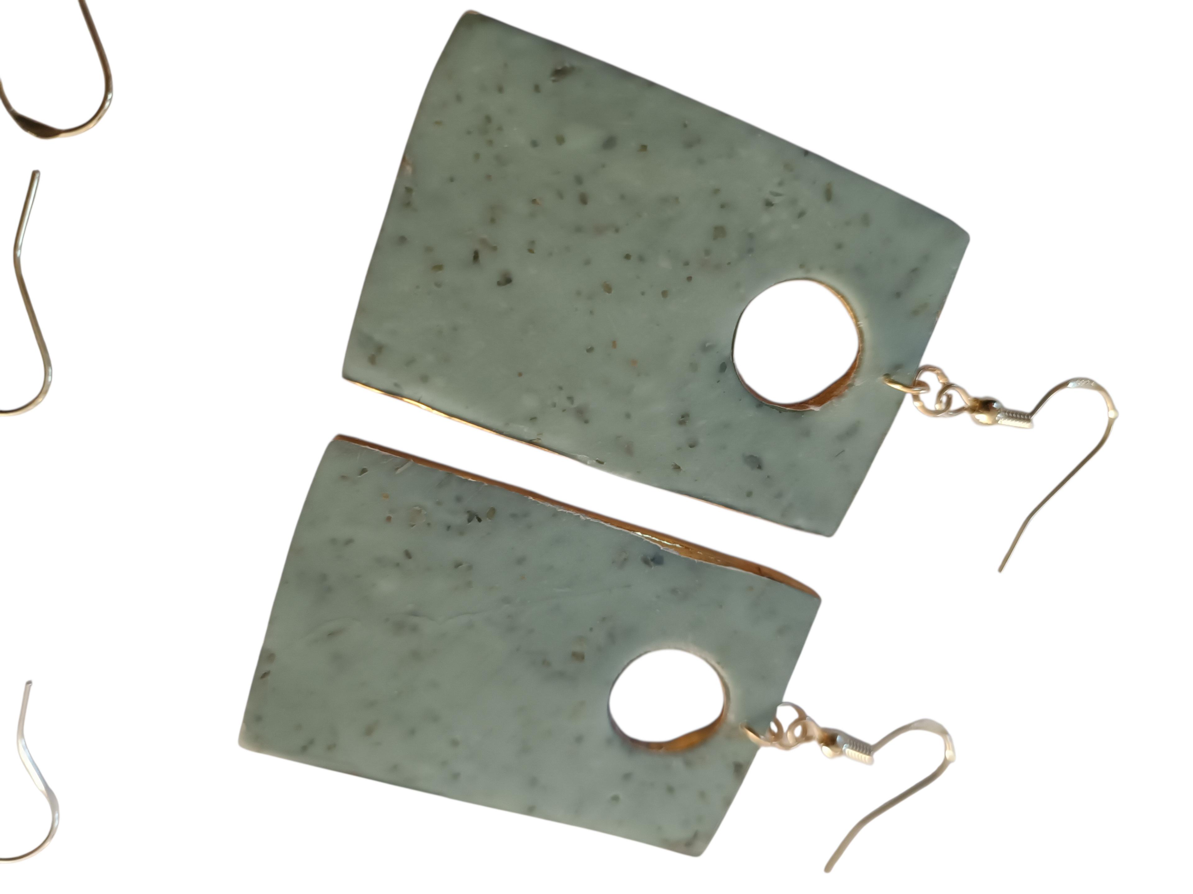 Collection “Poésie Minérale” – boucles d’oreilles artisanales