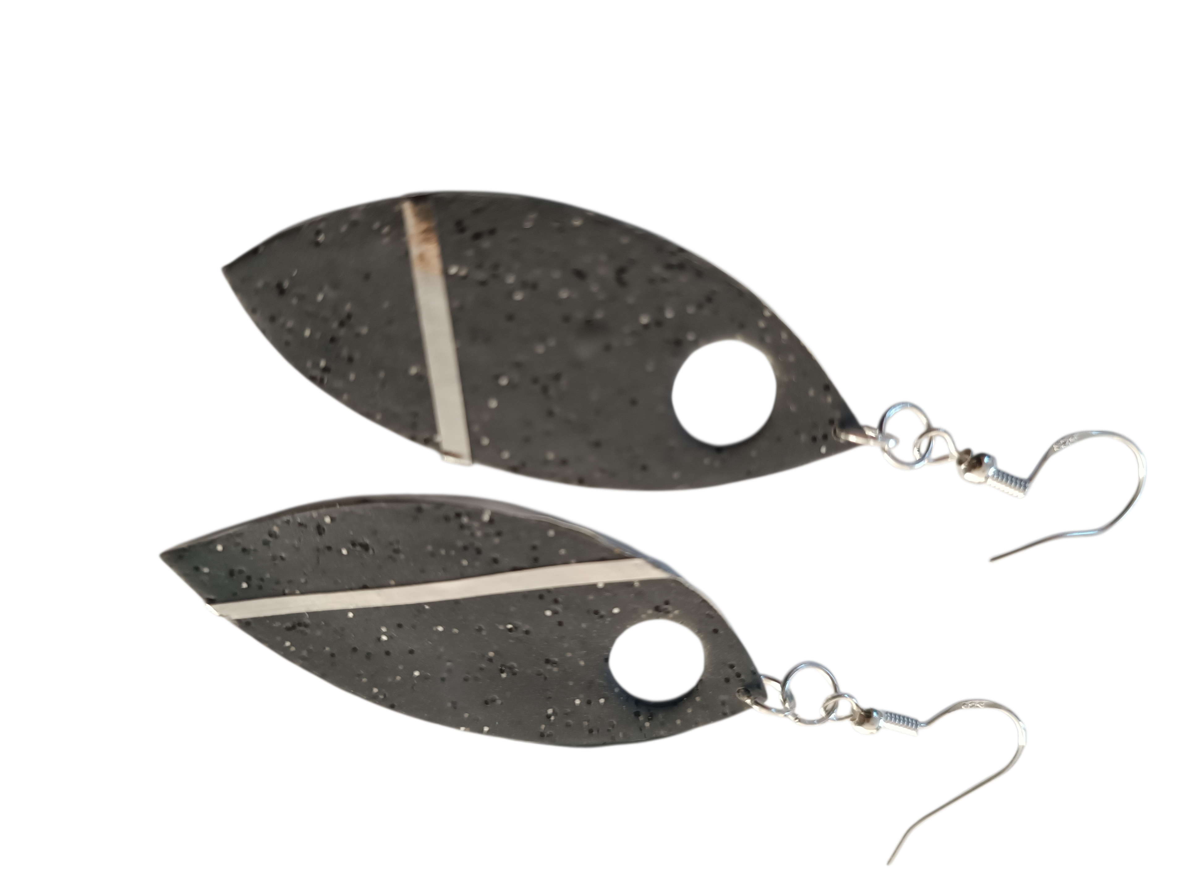 Collection “Poésie Minérale” – boucles d’oreilles artisanales