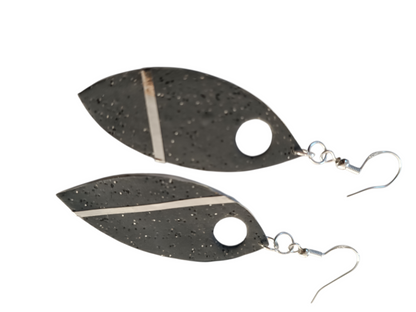 Collection “Poésie Minérale” – boucles d’oreilles artisanales