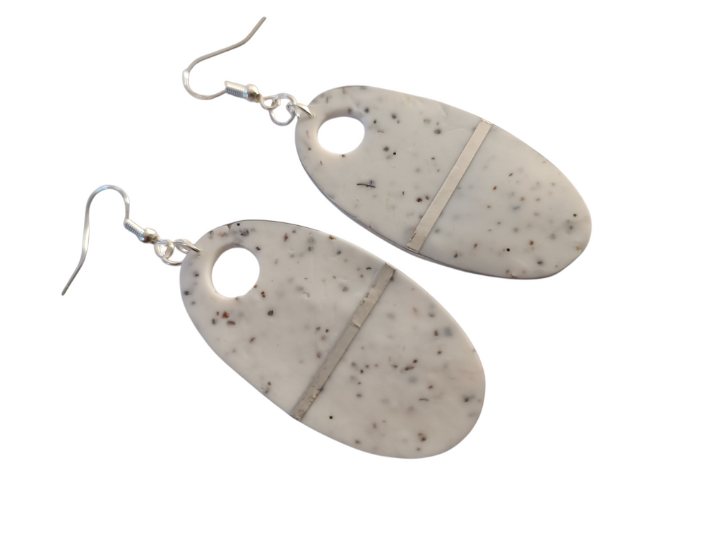 Collection “Poésie Minérale” – boucles d’oreilles artisanales