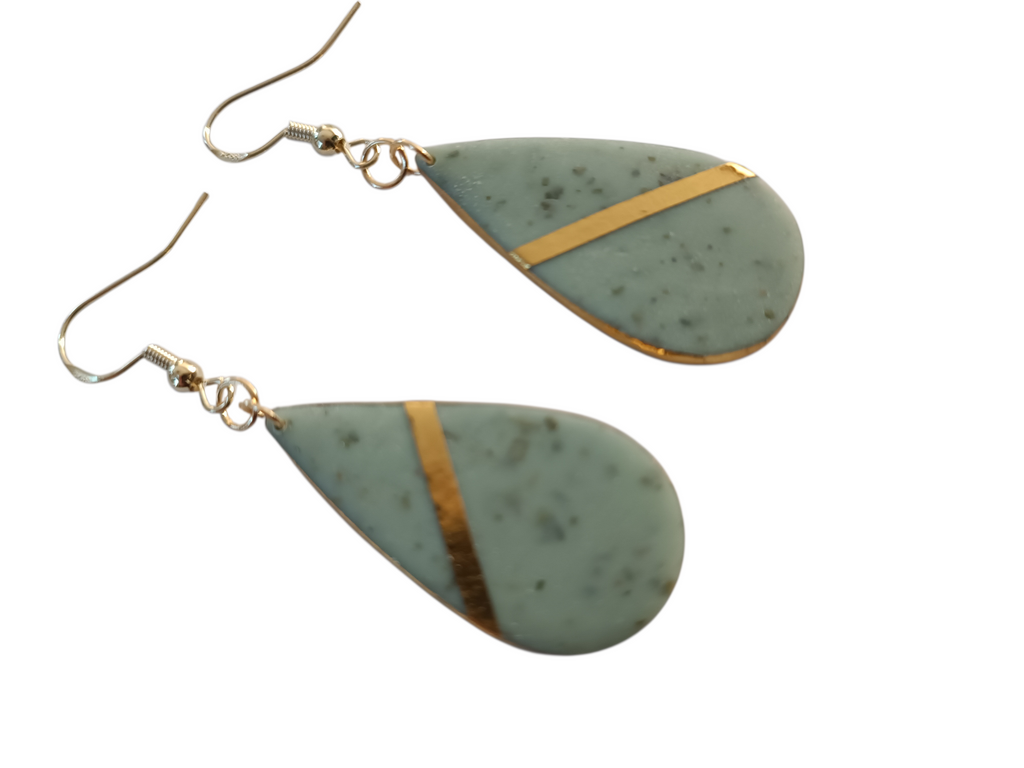 Collection “Poésie Minérale” – boucles d’oreilles artisanales