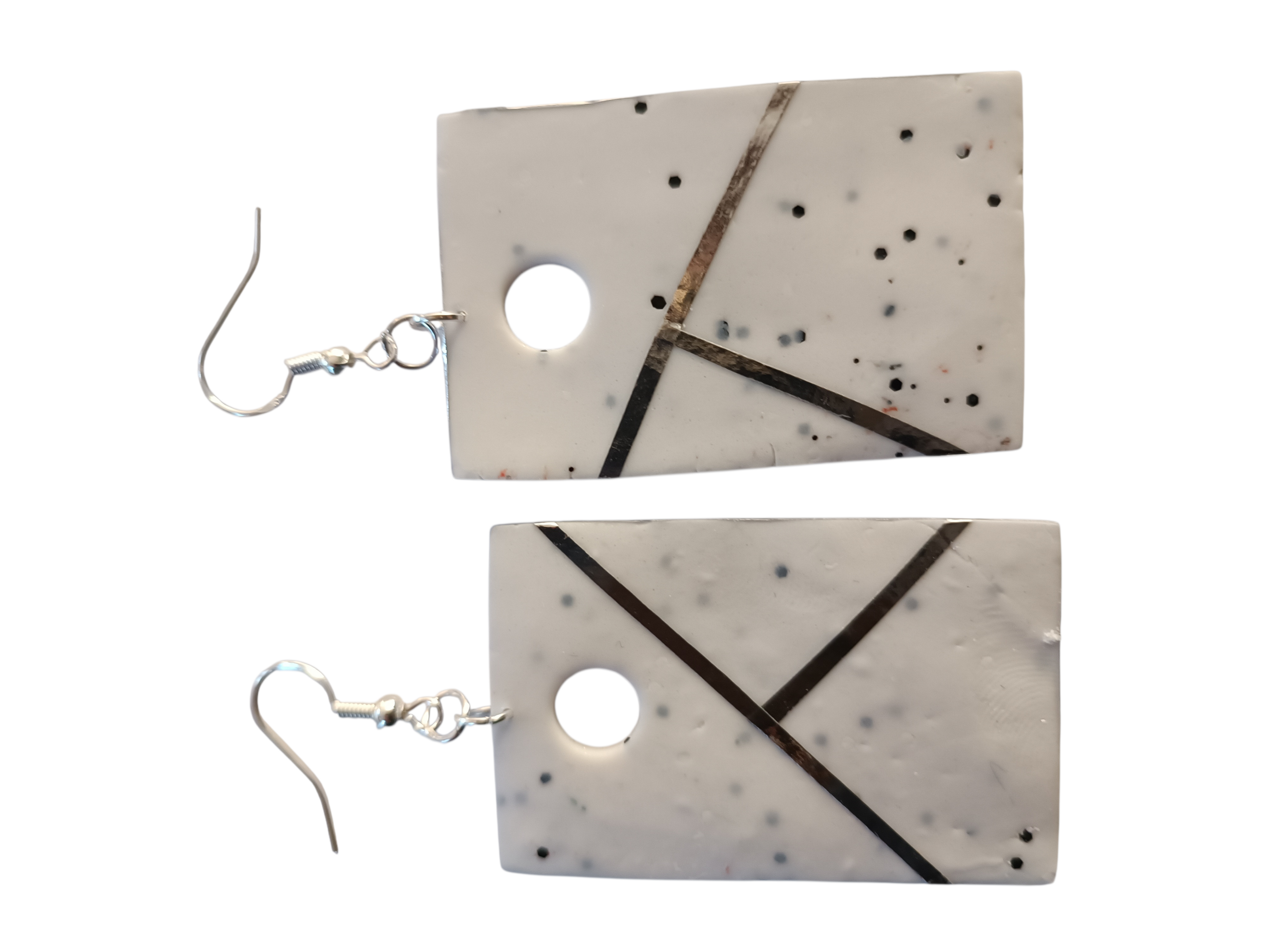 Collection “Poésie Minérale” – boucles d’oreilles artisanales