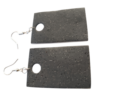 Collection “Poésie Minérale” – boucles d’oreilles artisanales