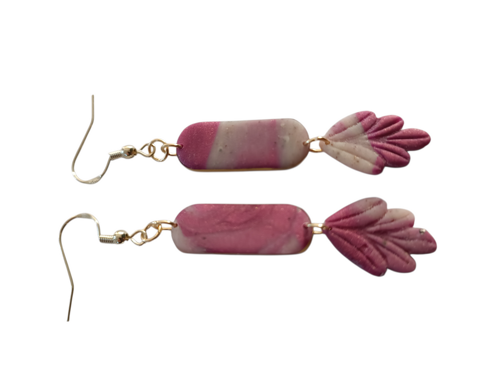 Collection “Poésie Minérale” – boucles d’oreilles artisanales