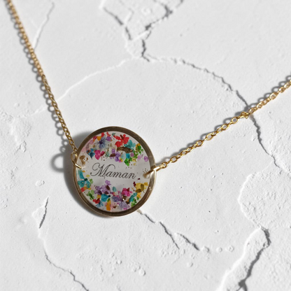 Bracelet « Maman » – Bijou floral rempli d’amour 💖